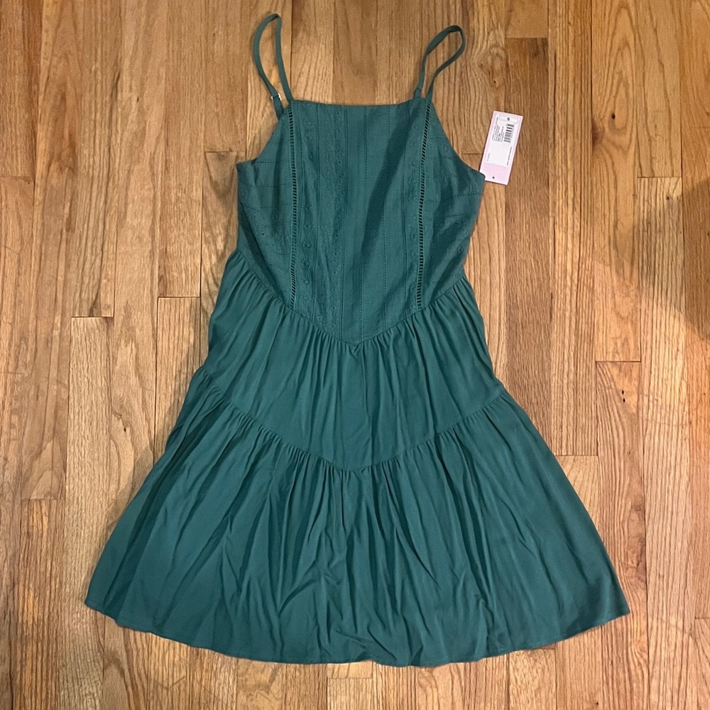 NWT Wild Fable Green Mini Dress